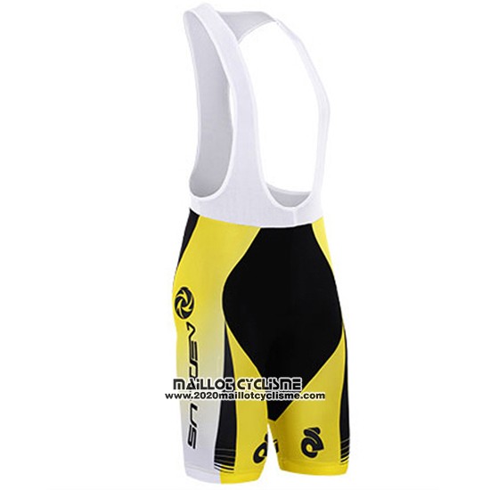 Maillot Ciclismo To The Fore Jaune et Noir Manches Courtes et Cuissard